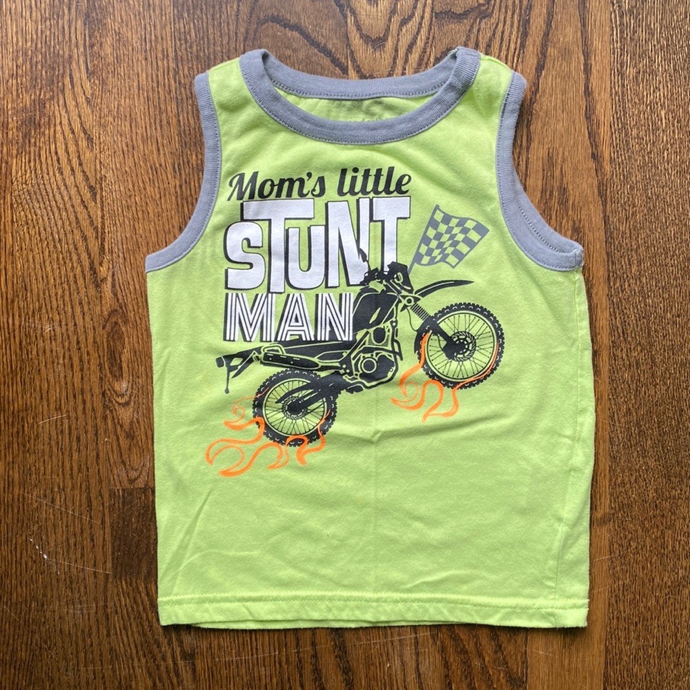 Neon yellow tank 3T and matching shorts. Good condition.